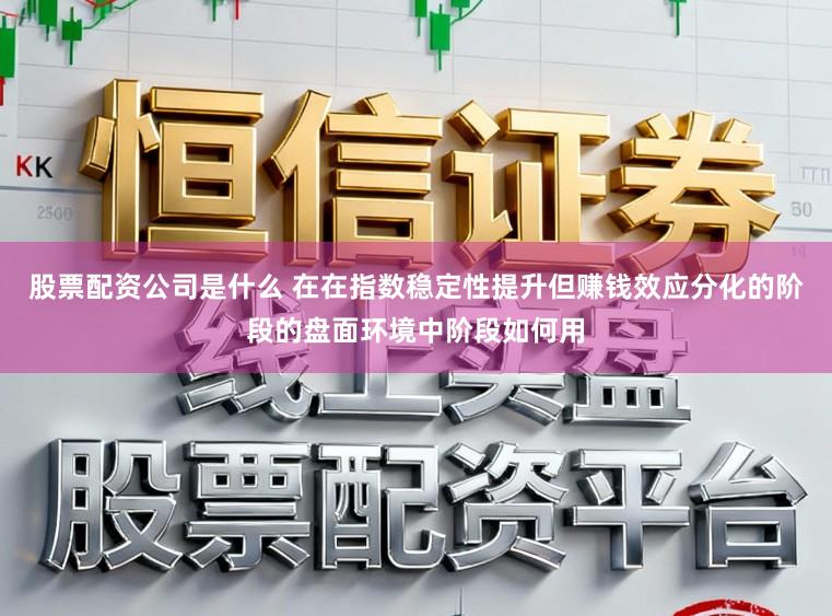 股票配资公司是什么 在在指数稳定性提升但赚钱效应分化的阶段的盘面环境中阶段如何用