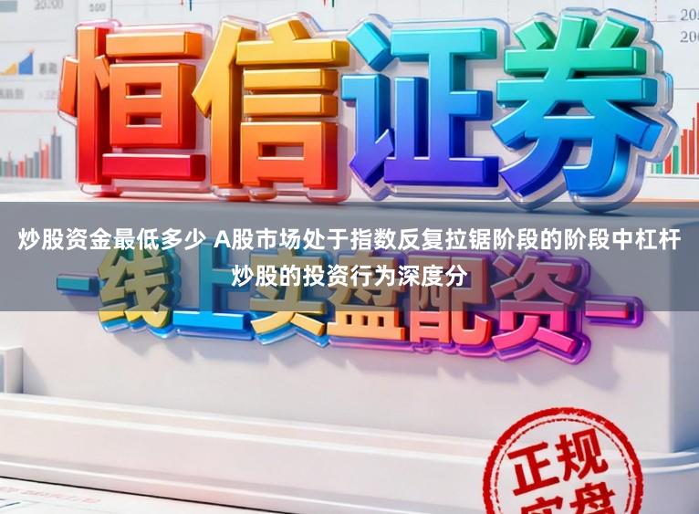 炒股资金最低多少 A股市场处于指数反复拉锯阶段的阶段中杠杆炒股的投资行为深度分